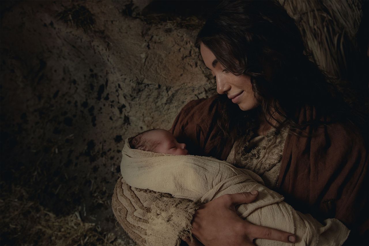 Maria met het Kindje Jezus in de armen